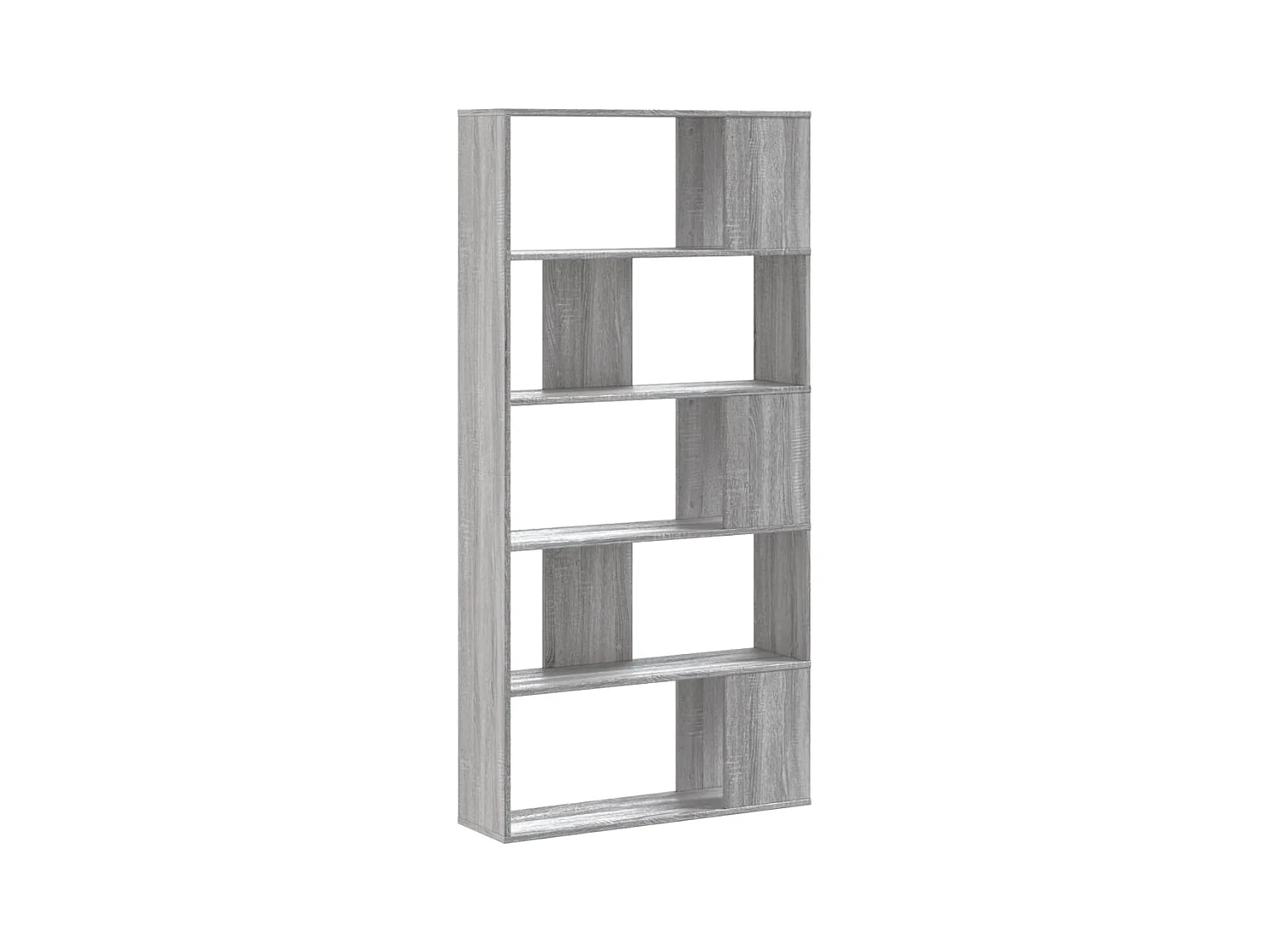 Bibliothèque | Etagère de rangement | Meuble de rangement 5 niveaux sonoma gris bois d'ingénierie