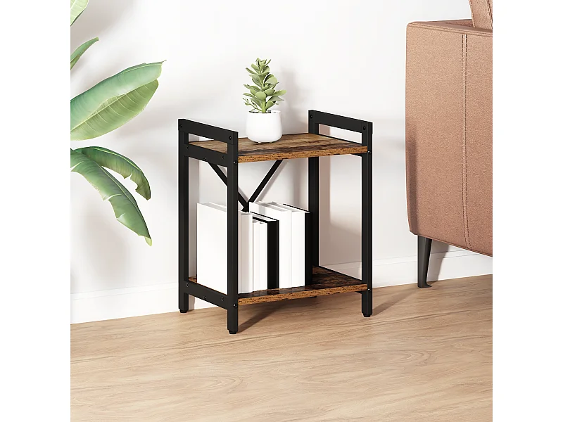 Libreria | Scaffale | Mobile di stoccaggio Legno vecchio 40 x 30 x 48.5 cm Legno multistrato