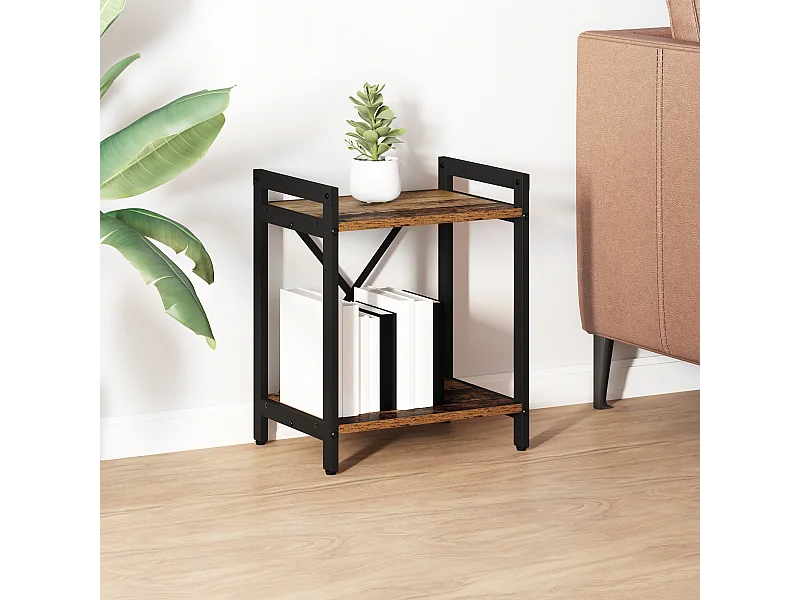 Bibliothèque | Etagère de rangement | Meuble de rangement Bois ancien 40 x 30 x 48.5 cm Bois d'ingénierie