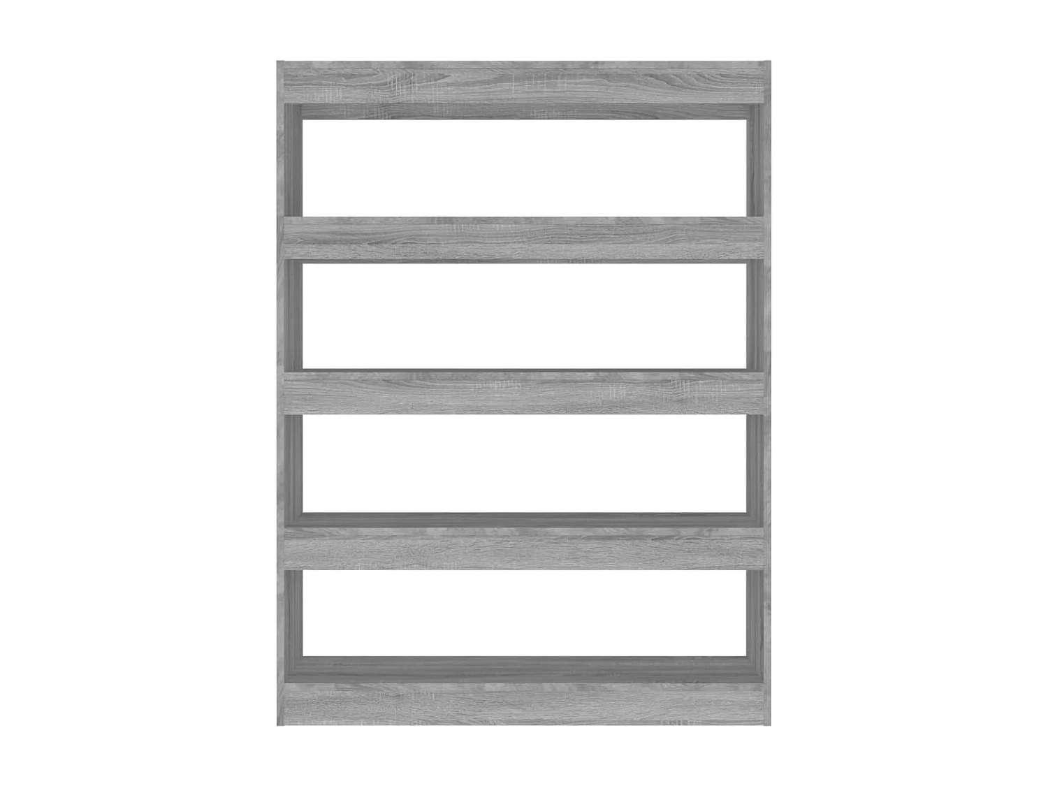 Libreria | Scaffale | Mobile di stoccaggio Divisorio Grigio Sonoma 100x30x135 cm