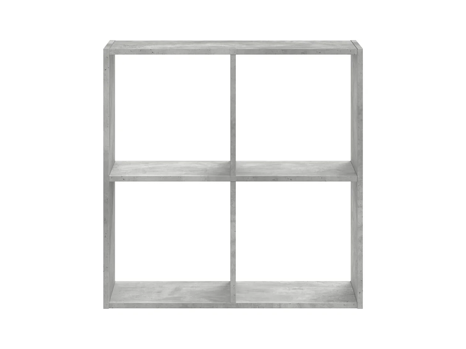 Bibliothèque | Etagère de rangement | Meuble de rangement gris béton 68,5x32x68,5 cm bois d'ingénierie