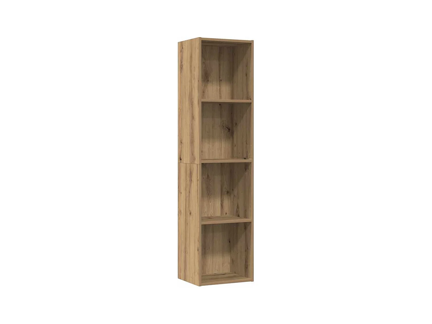 Bibliothèque Meuble TV | Etagère de rangement | Meuble de rangement vieux bois 36x30x143cm bois d'ingénierie