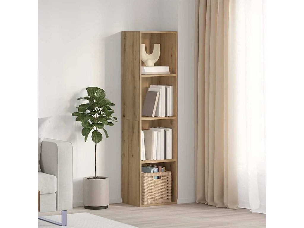 Libreria | Scaffale | Mobile di stoccaggio Mobile TV Legno Antico 36x30x143 cm Legno Multistrato