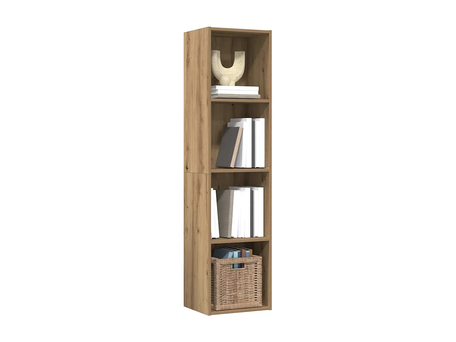 Libreria | Scaffale | Mobile di stoccaggio Mobile TV Legno Antico 36x30x143 cm Legno Multistrato