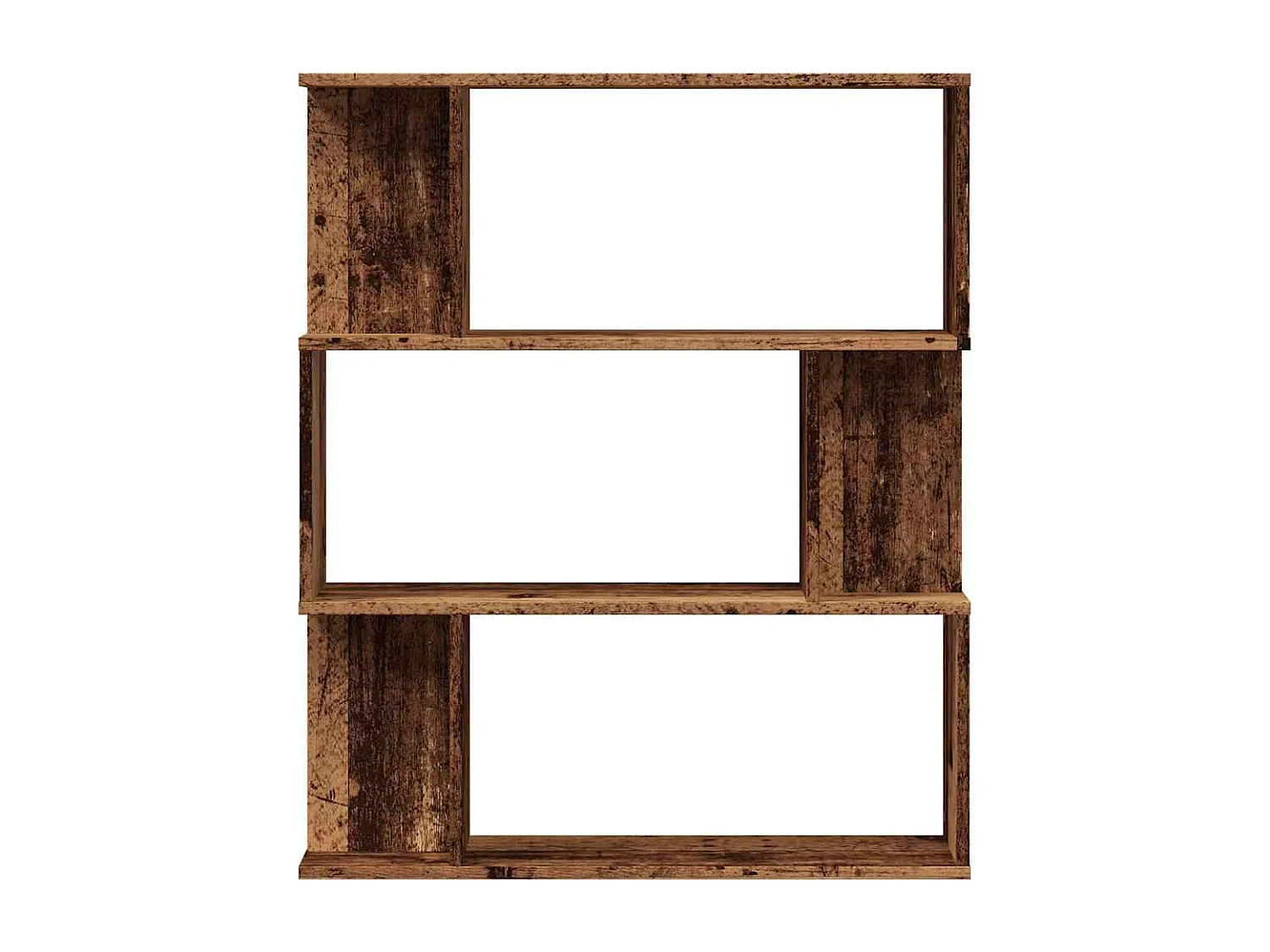 Libreria | Scaffale | Mobile di stoccaggio in Legno Antico 80x24x96 cm in Legno Multistrato