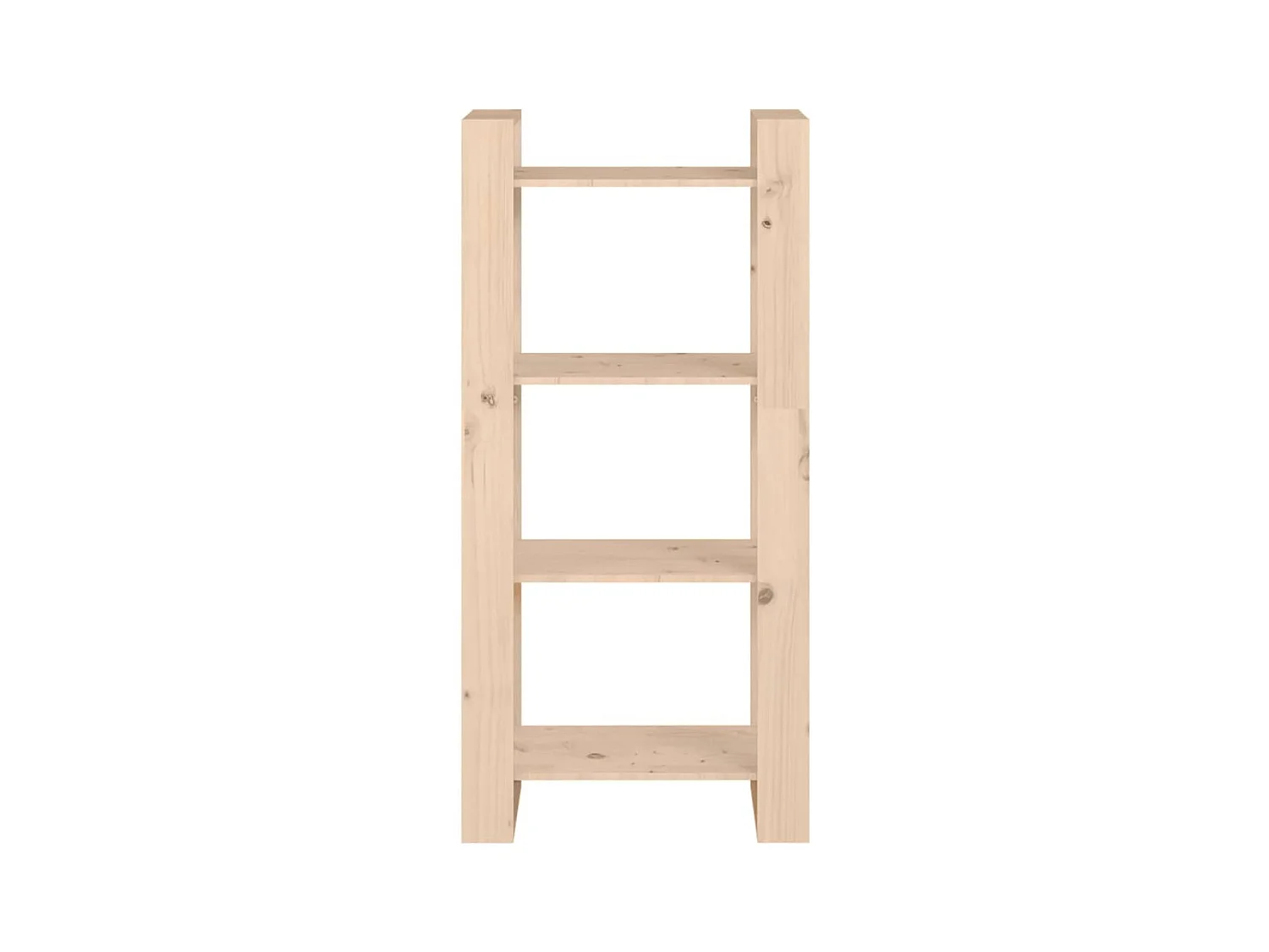 Bibliothèque | Etagère de rangement | Meuble de rangement 60x35x125 cm Bois massif