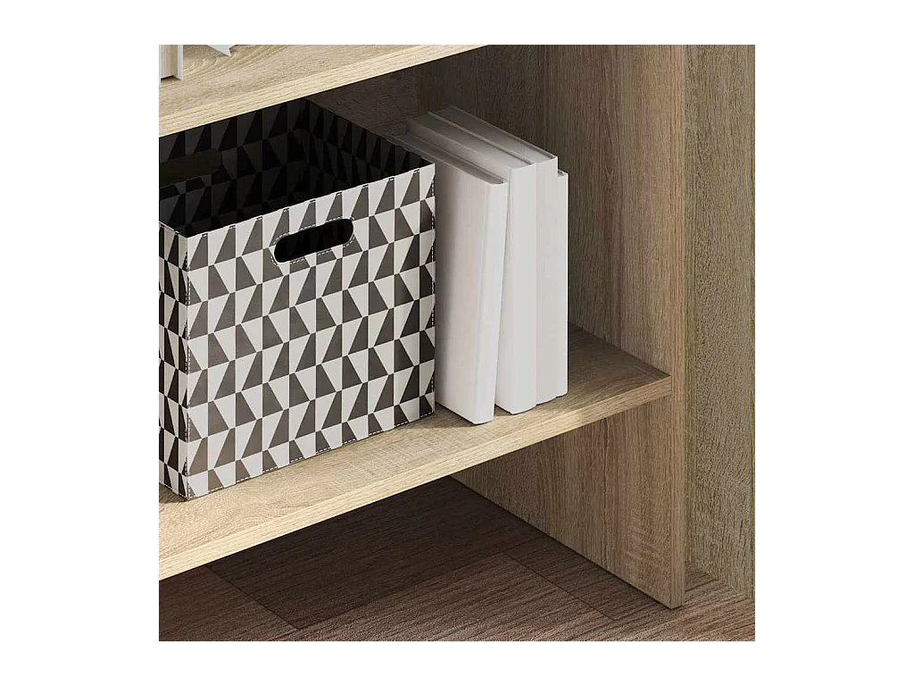 Bibliothèque | Etagère de rangement | Meuble de rangement Chêne sonoma 60x35x180 cm Bois d’ingénierie