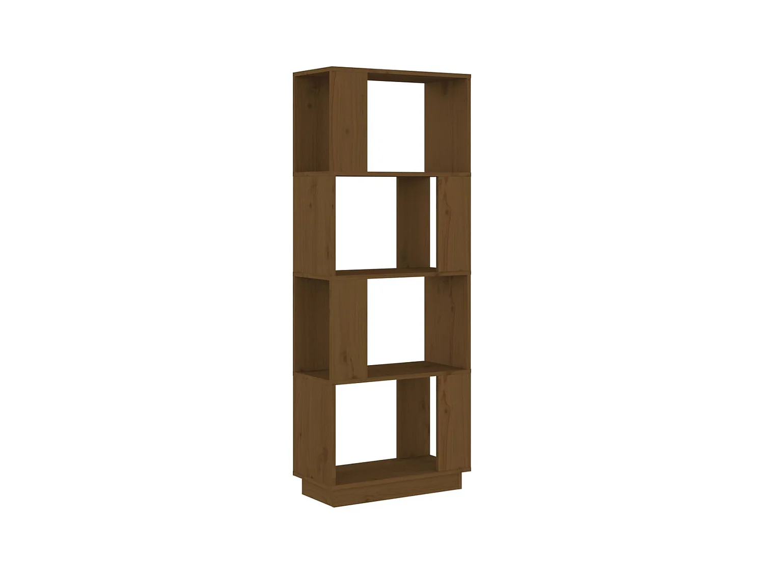 Bibliothèque | Etagère de rangement | Meuble de rangement Marron miel 51x25x132 cm Pin