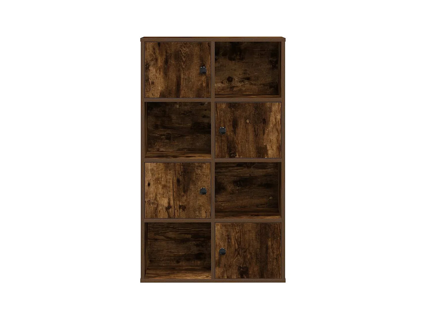 Bibliothèque | Etagère de rangement | Meuble de rangement chêne fumé 60x24x101,5 cm bois d'ingénierie