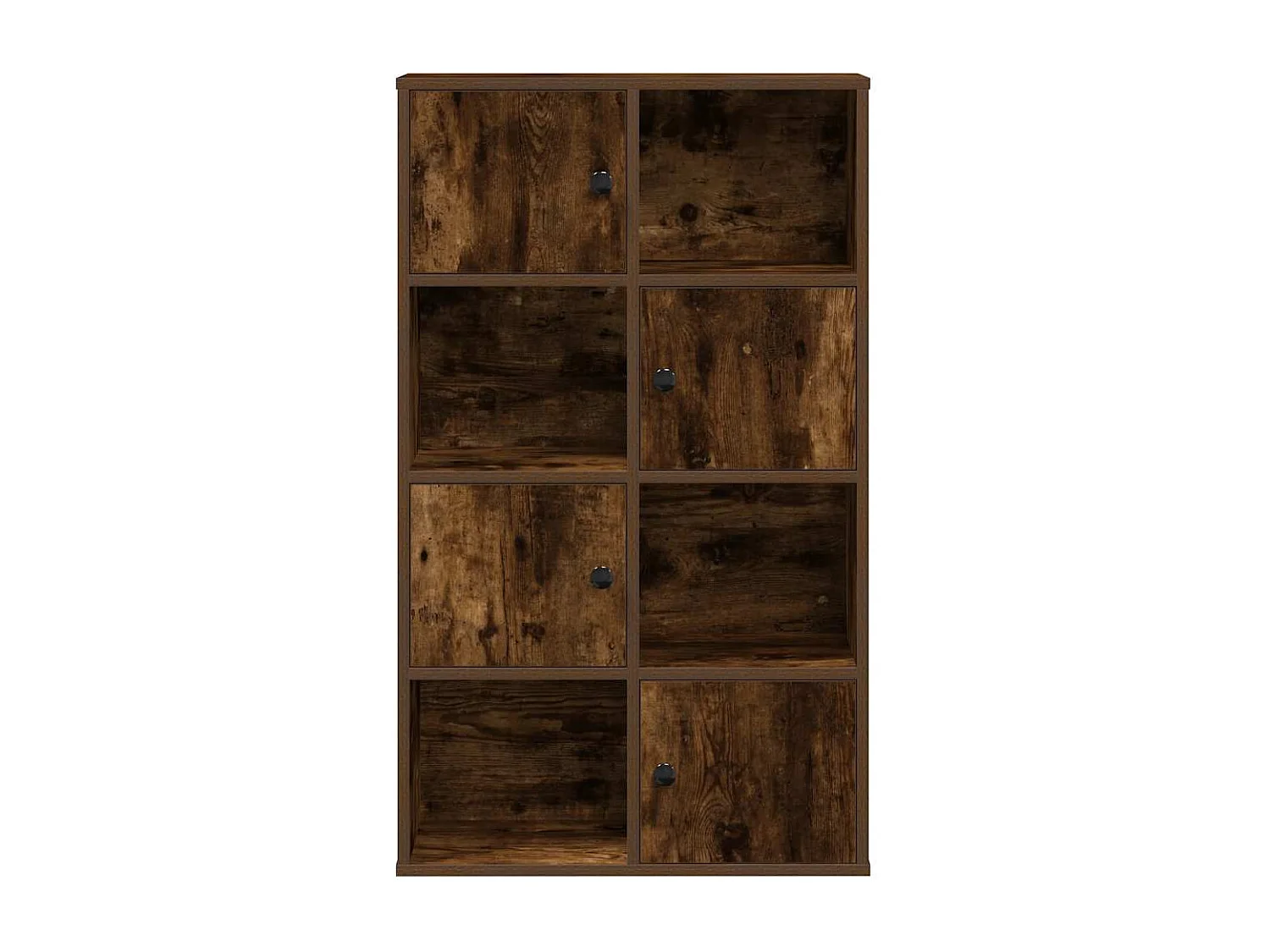 Libreria | Scaffale | Mobile di stoccaggio Rovere Fumo 60x24x101,5 cm in Legno Multistrato