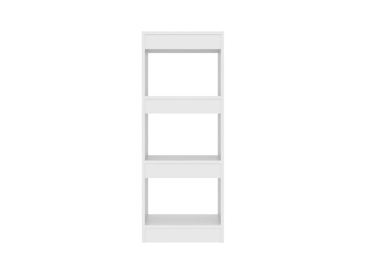 Bibliothèque | Etagère de rangement | Meuble de rangement blanc bois d'ingénierie