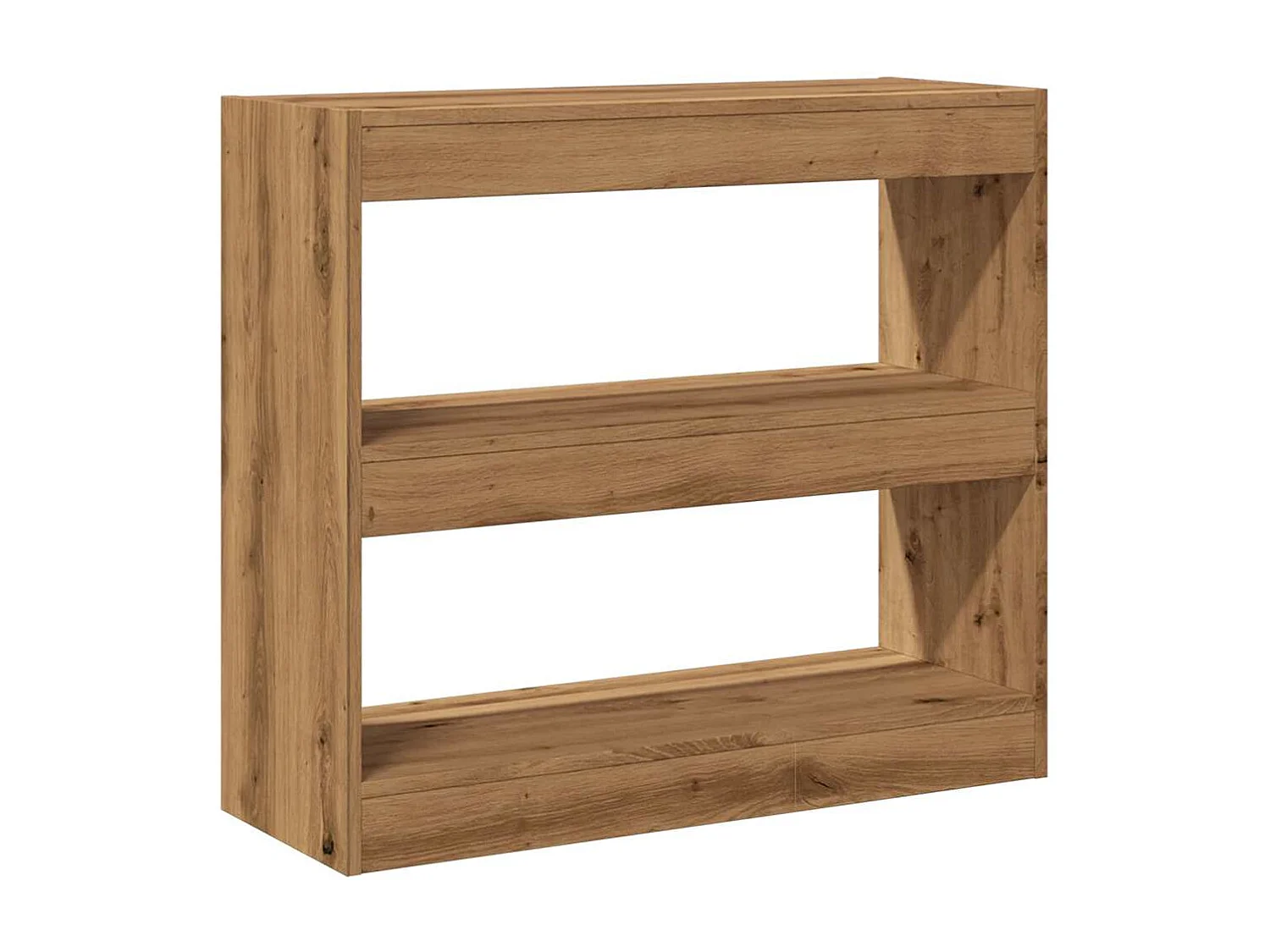 Libreria | Scaffale | Mobile di stoccaggio Divisorio in Rovere Artigianale 80x30x72 cm