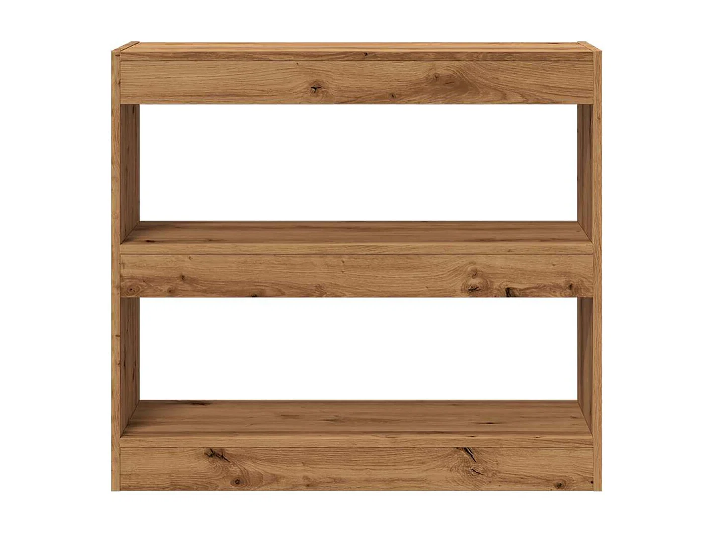 Libreria | Scaffale | Mobile di stoccaggio Divisorio in Rovere Artigianale 80x30x72 cm