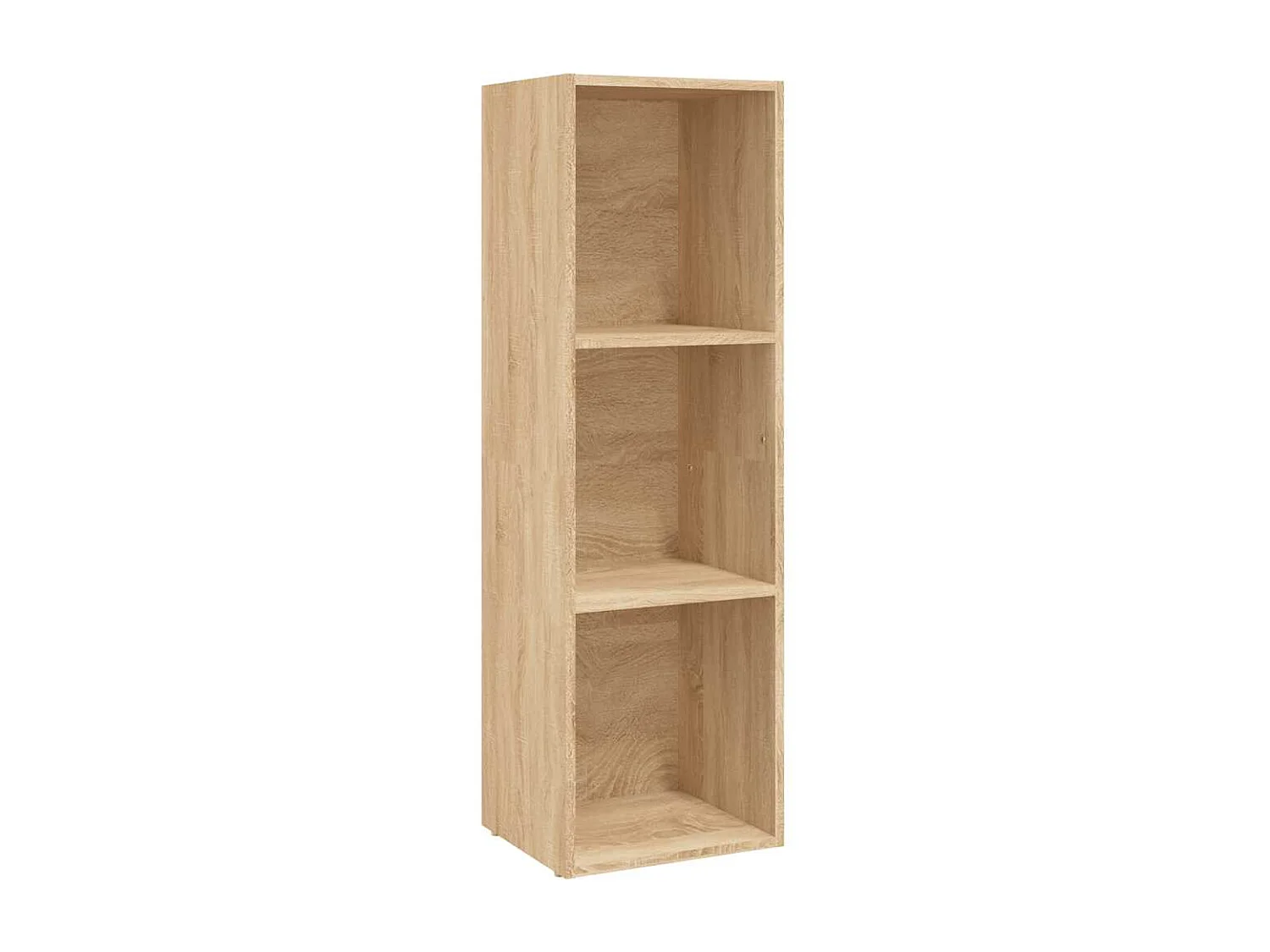 Bibliothèque Meuble TV | Etagère de rangement | Meuble de rangement chêne sonoma bois d'ingénierie