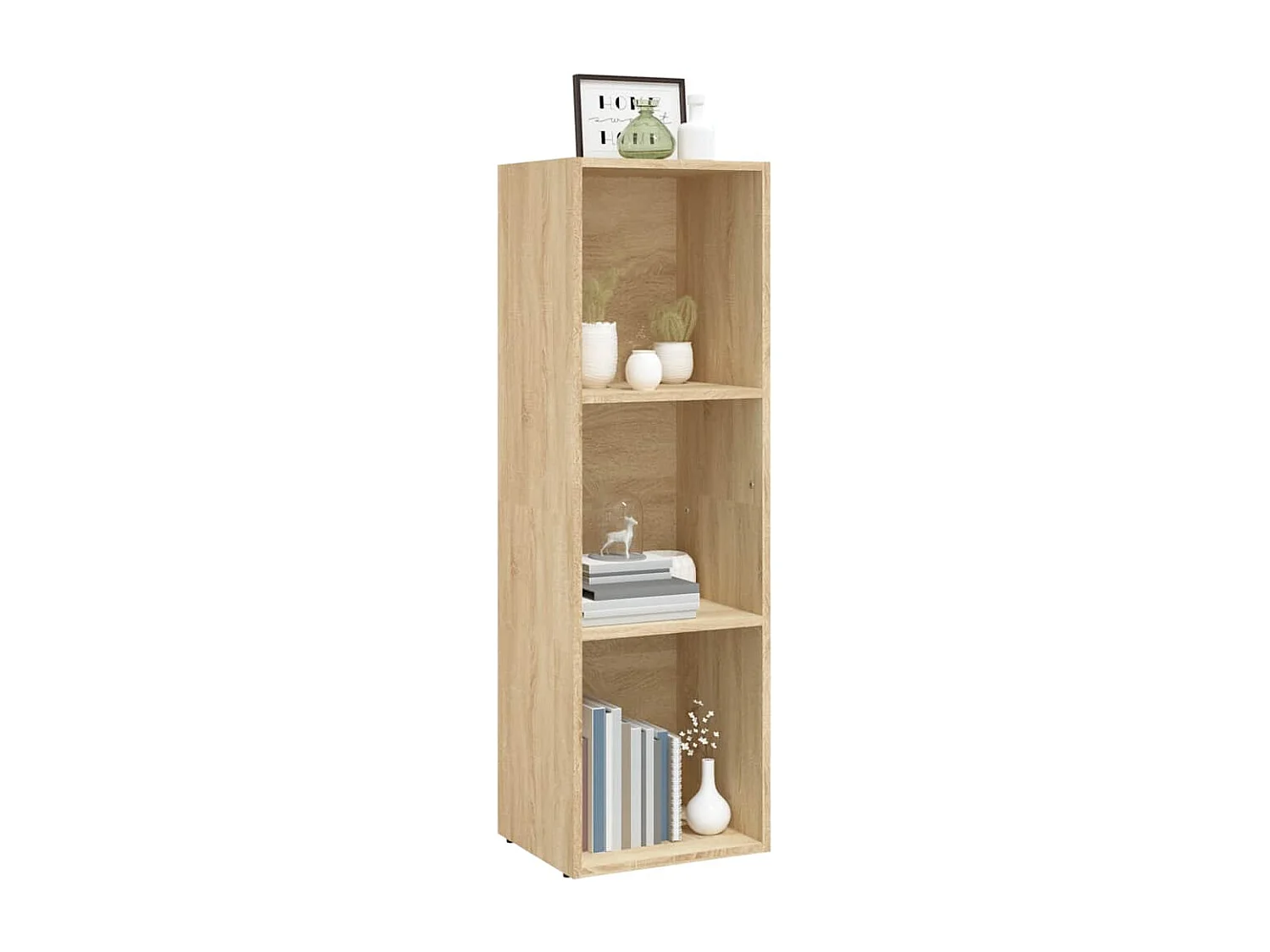 Libreria | Scaffale | Mobile di stoccaggio Mobile TV Rovere Sonoma 36x30x114 cm Legno Multistrato