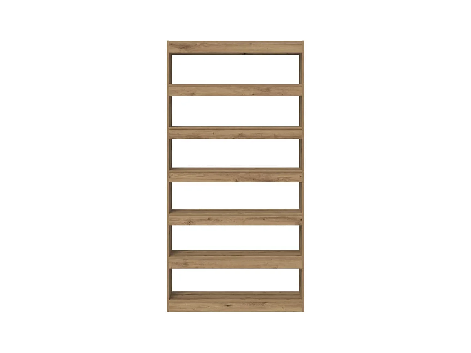 Bibliothèque | Etagère de rangement | Meuble de rangement Chêne artisanal Bois massif 100 x 30 x 198 cm