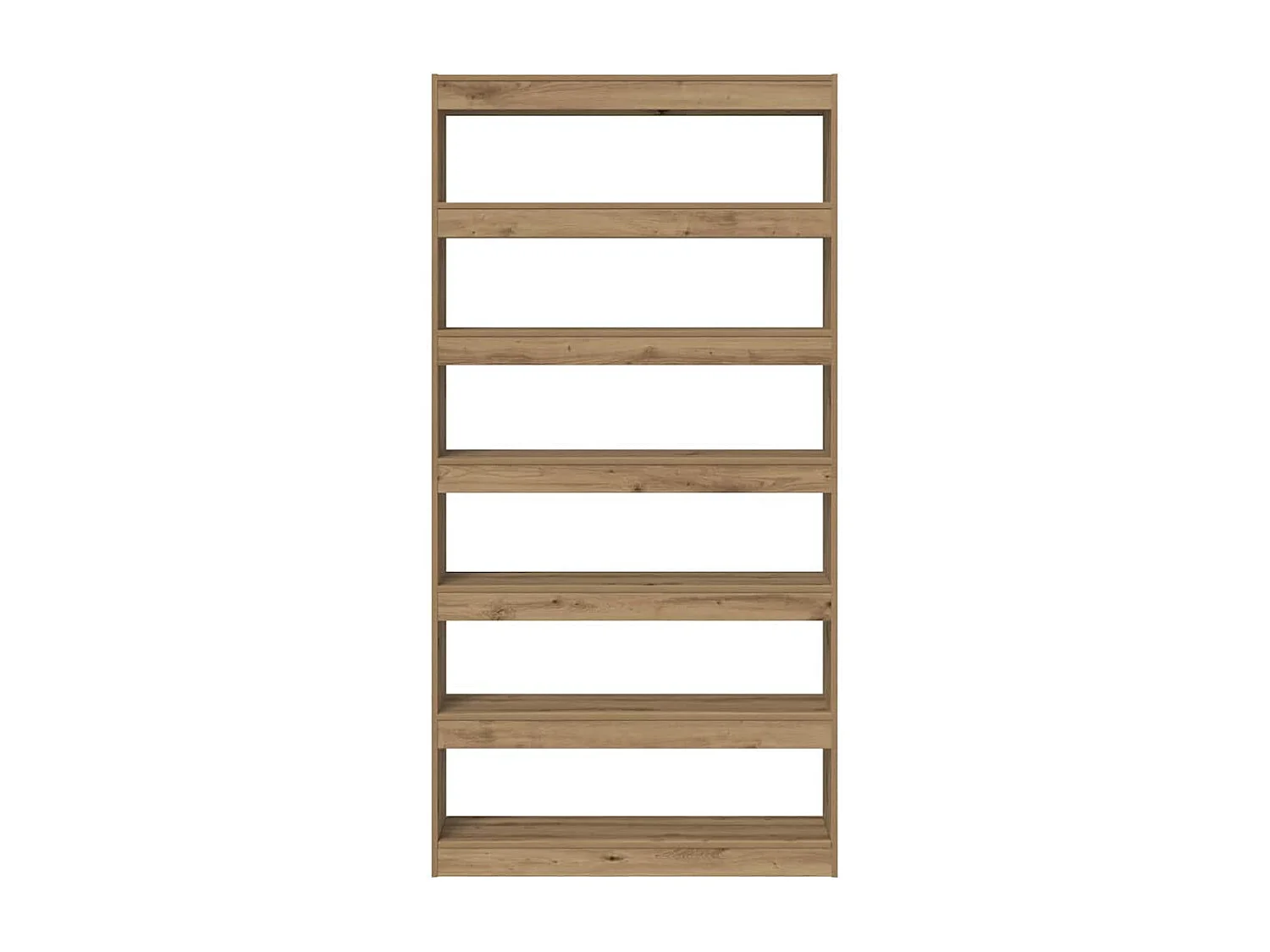 Libreria | Scaffale | Mobile di stoccaggio Rovere artigianale Legno massello 100 x 30 x 198 cm