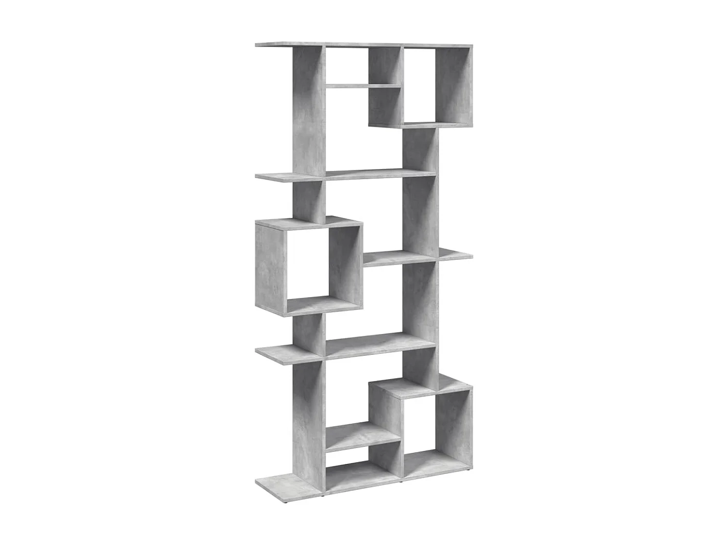 Libreria | Scaffale | Mobile di stoccaggio Grigio Cemento 92x29x188 cm in Legno Multistrato