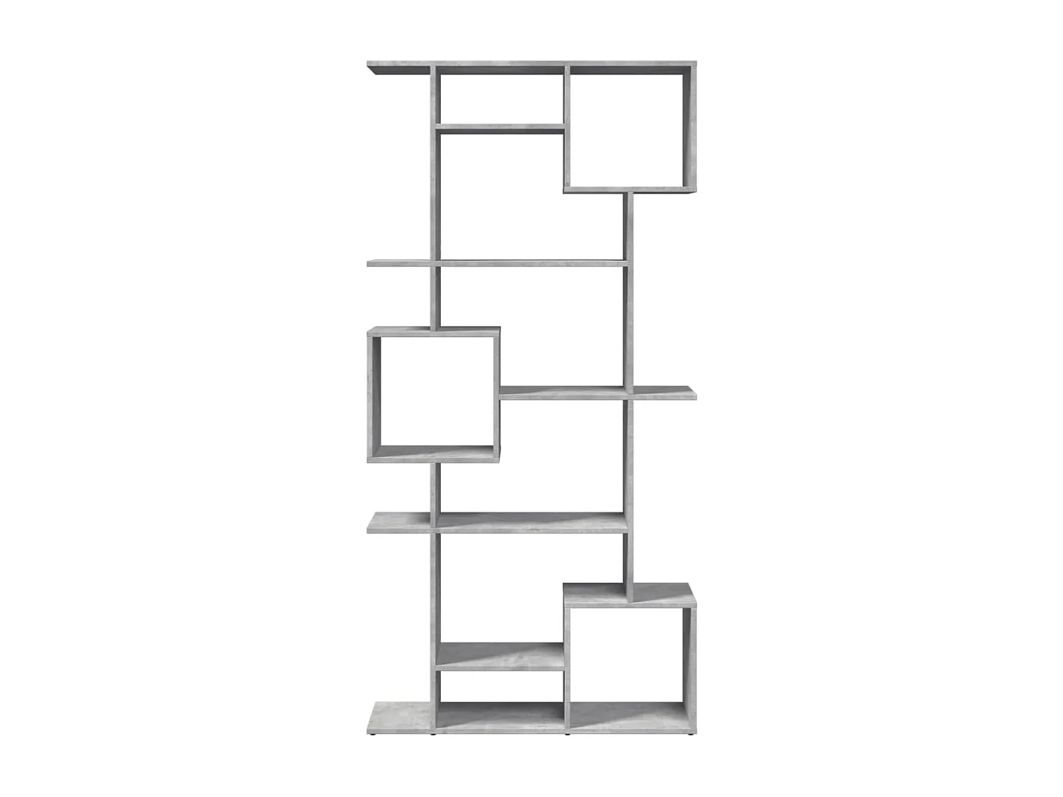 Libreria | Scaffale | Mobile di stoccaggio Grigio Cemento 92x29x188 cm in Legno Multistrato