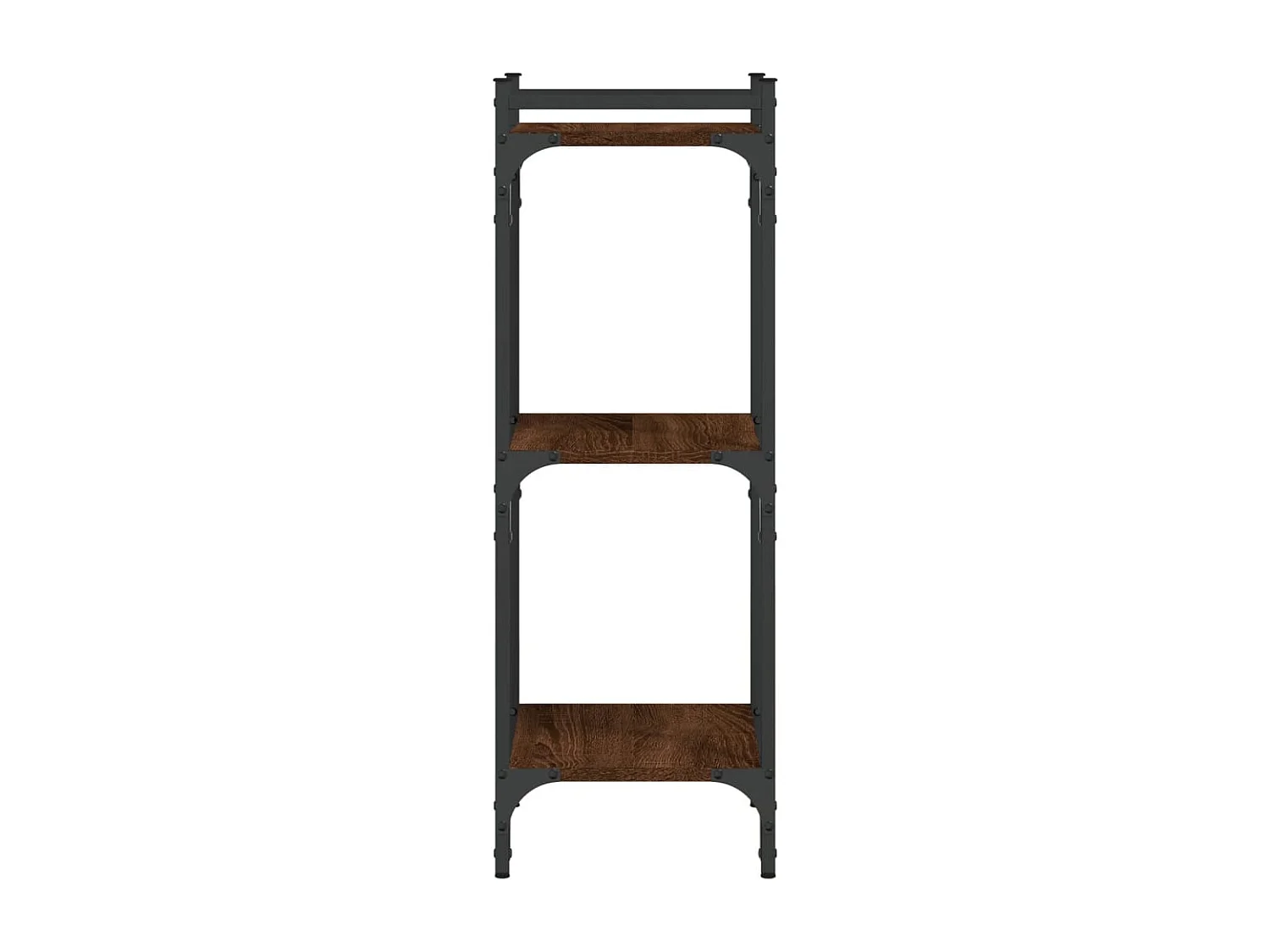 Libreria | Scaffale | Mobile di stoccaggio 3 Ripiani Rovere Marrone 40x30x86 cm Legno Multistrato