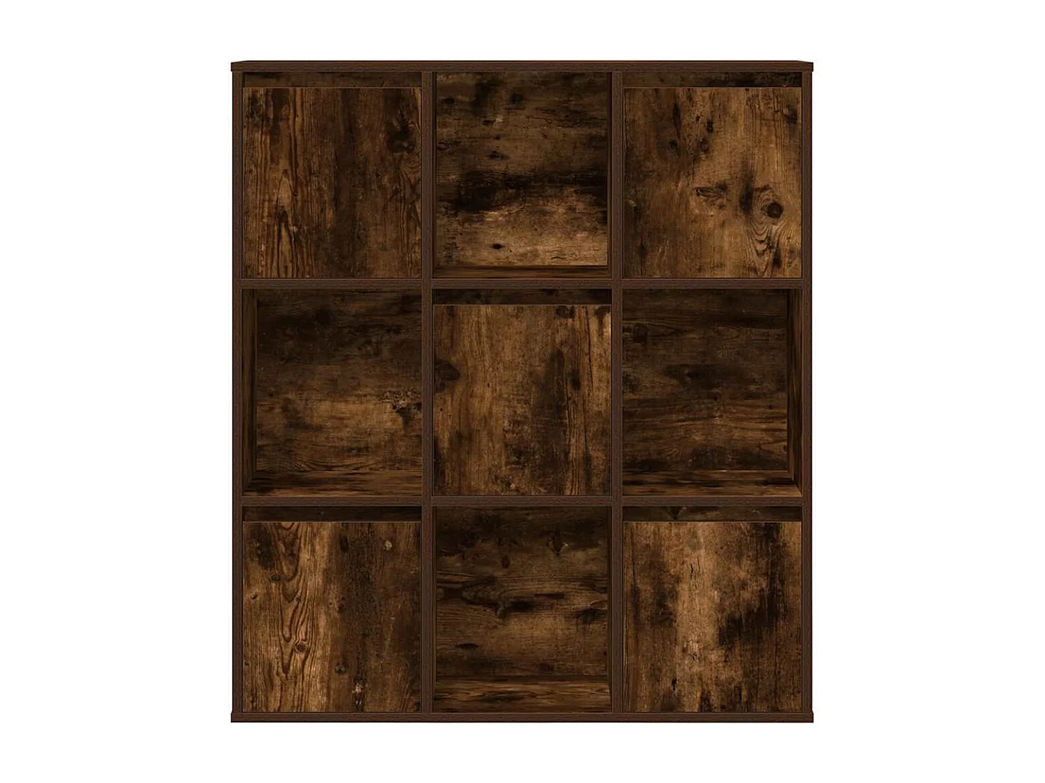 Libreria | Scaffale | Mobile di stoccaggio Rovere Fumo 89x24x101,5 cm in Legno Multistrato