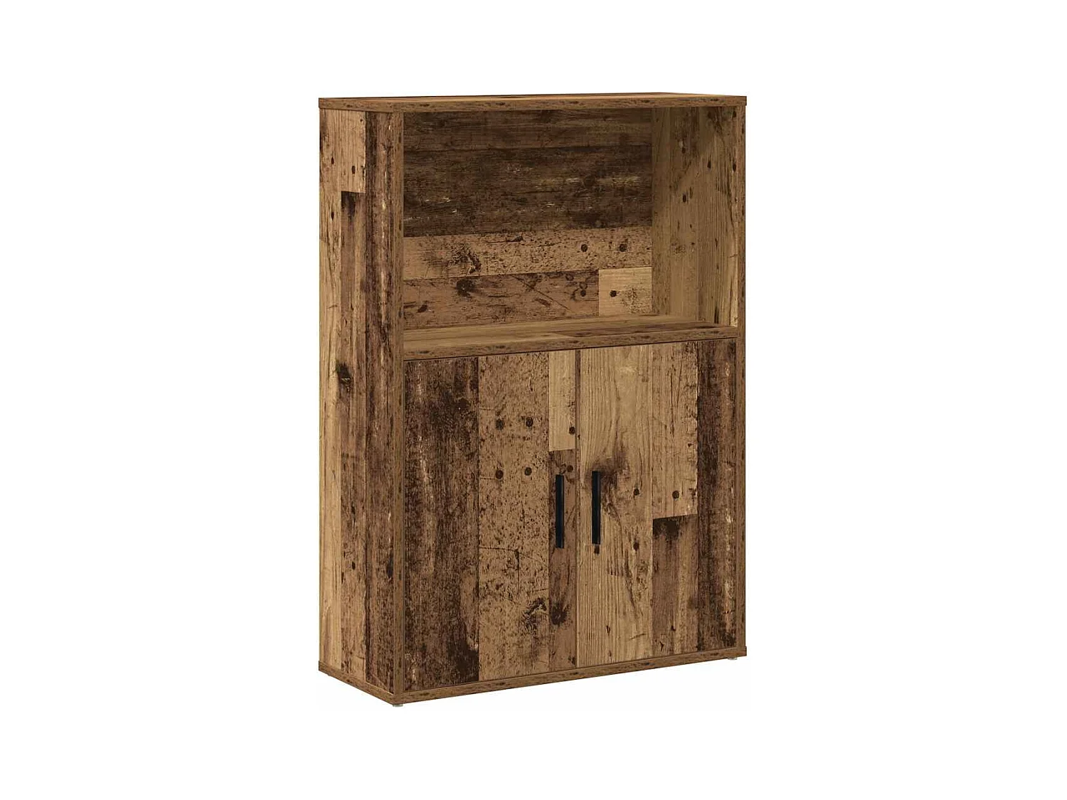 Bibliothèque | Etagère de rangement | Meuble de rangement vieux bois 60x24x85 cm bois d'ingénierie