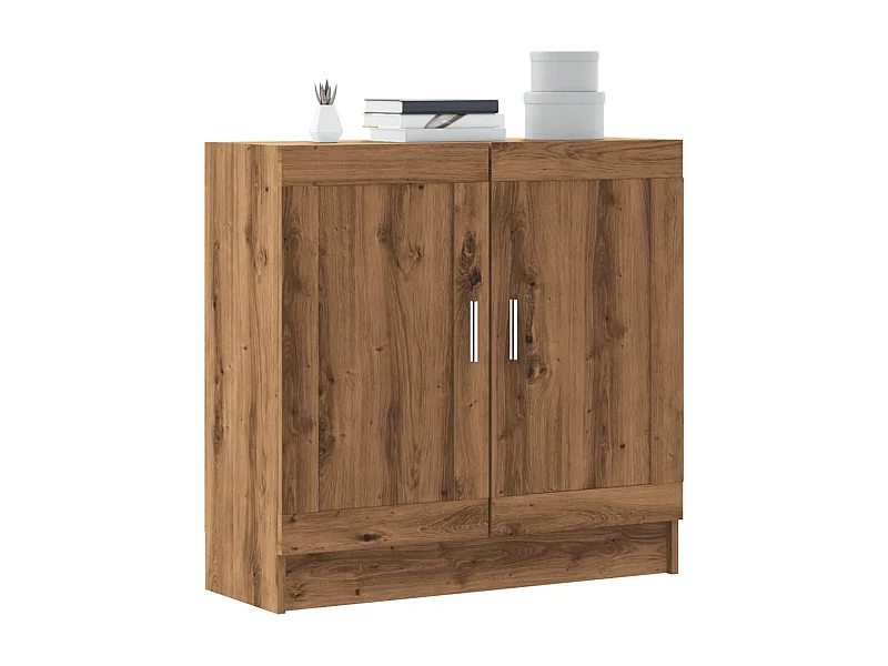 Bibliothèque | Etagère de rangement | Meuble de rangement chêne artisanal 82,5x30,5x80 cm bois d'ingénierie