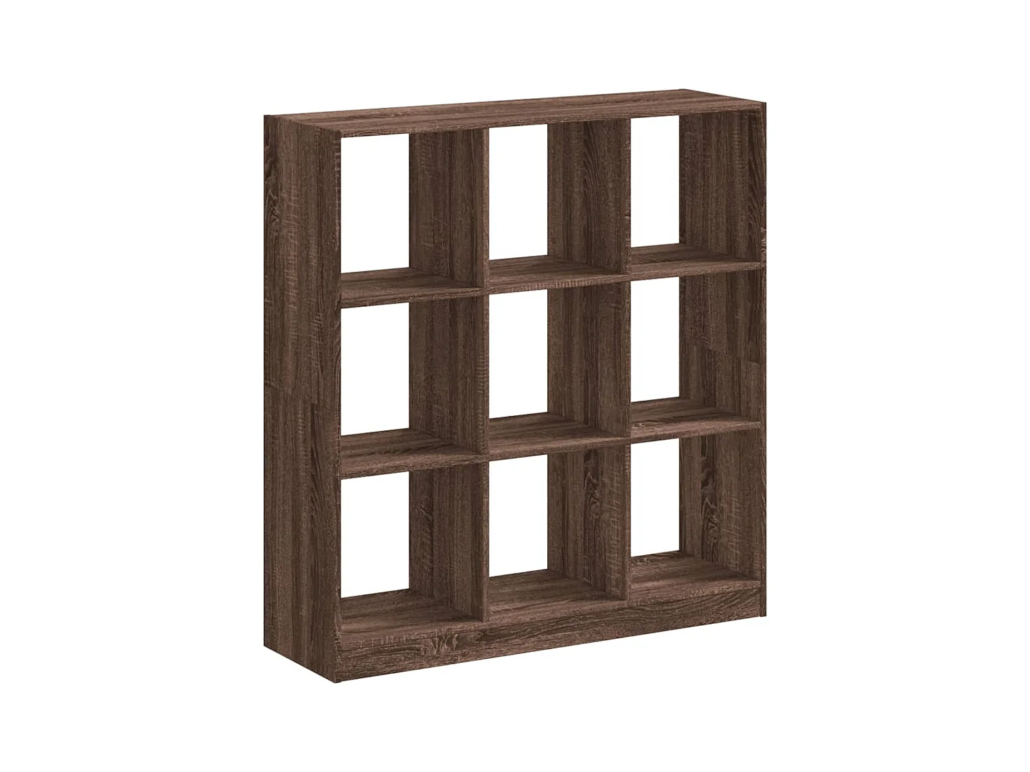Bibliothèque | Etagère de rangement | Meuble de rangement chêne marron 102x32x108 cm bois d'ingénierie