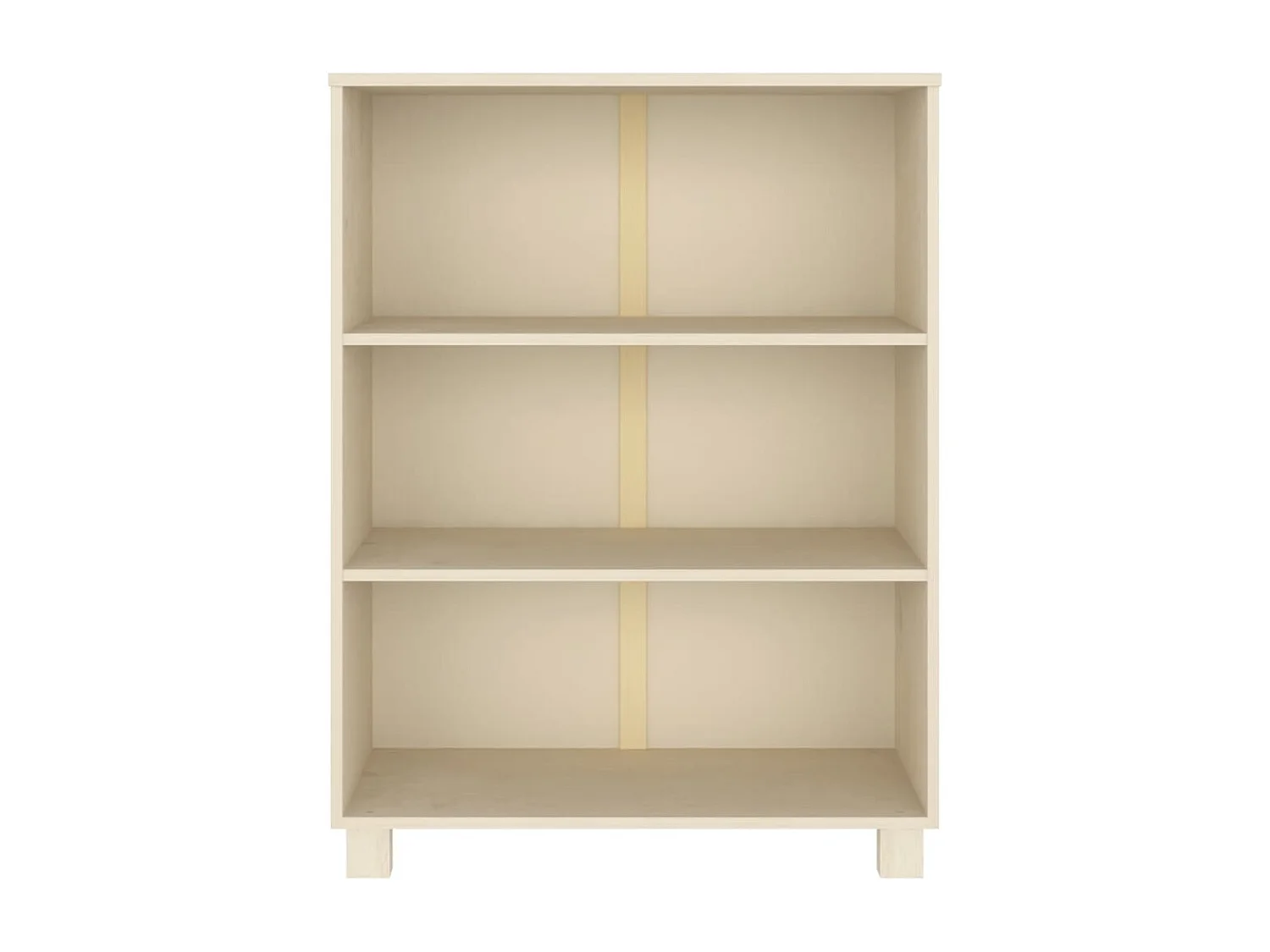 Bibliothèque | Etagère de rangement | Meuble de rangement HAMAR Marron miel 85x35x112 cm Bois de pin massif