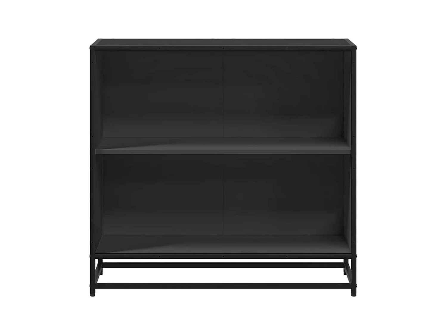 Bibliothèque | Etagère de rangement | Meuble de rangement noir 80,5x35x76 cm bois d'ingénierie