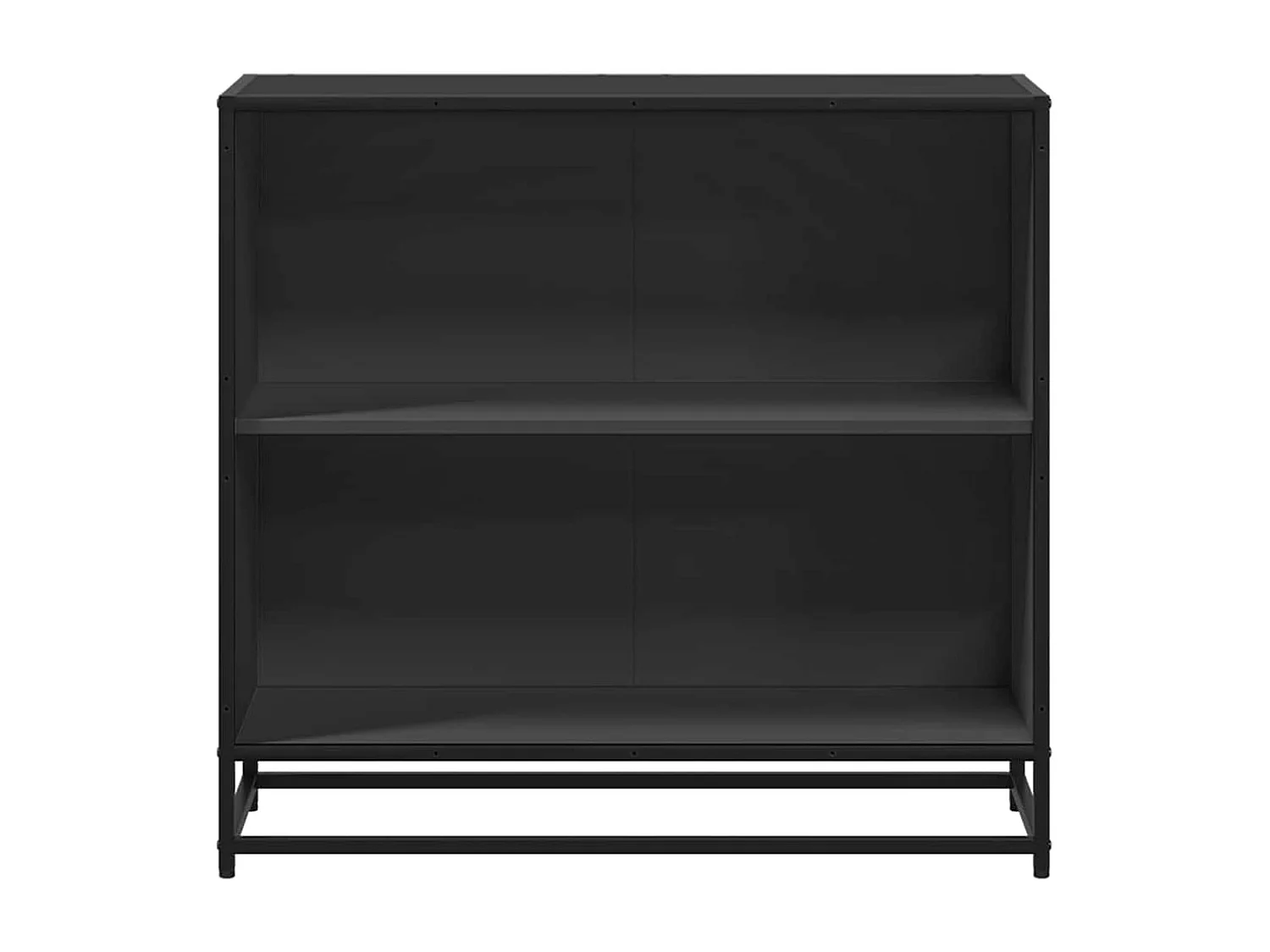 Bibliothèque | Etagère de rangement | Meuble de rangement noir 80,5x35x76 cm bois d'ingénierie