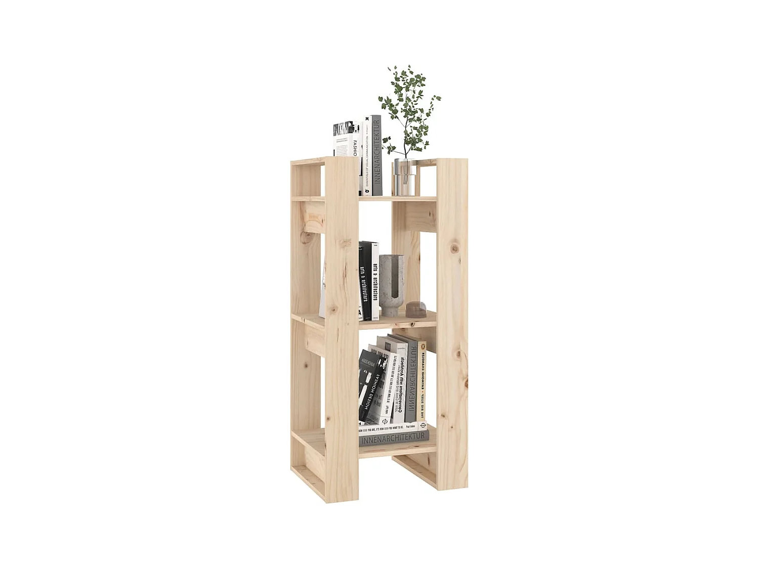 Bibliothèque | Etagère de rangement | Meuble de rangement 41x35x91 cm Pin massif