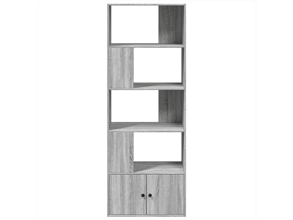 Libreria | Scaffale | Mobile di stoccaggio Grigio Sonoma 70x36x189 cm in Legno Multistrato