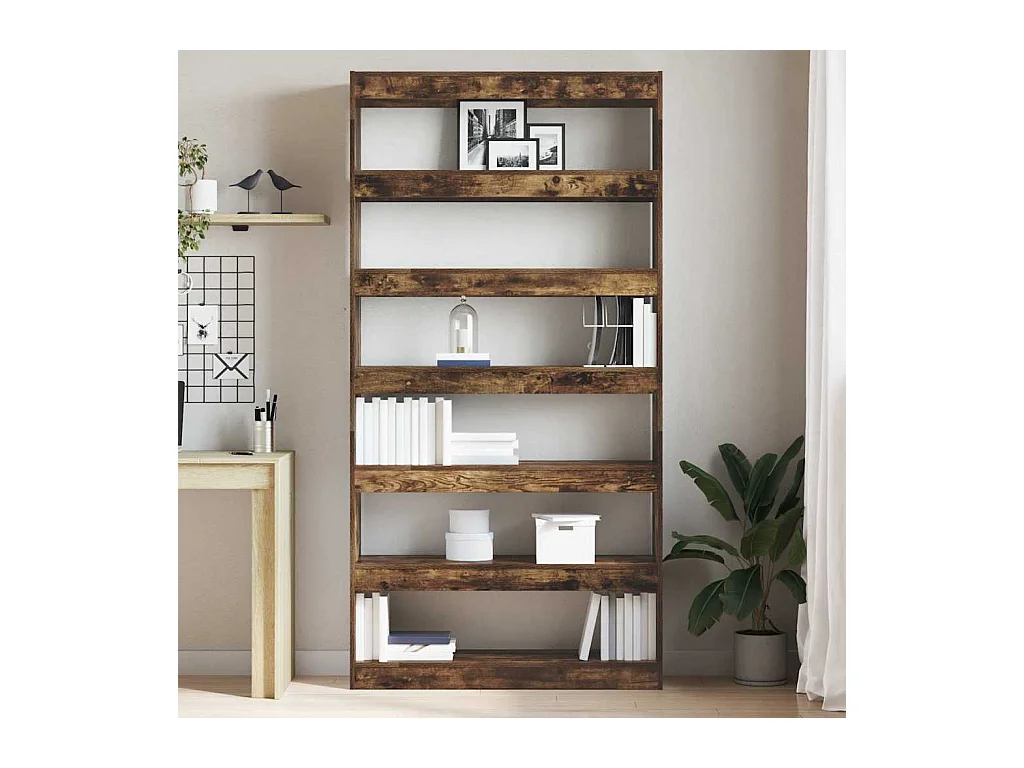 Bibliothèque | Etagère de rangement | Meuble de rangement Marron Bois reconstitué 100 x 30 x 198 cm