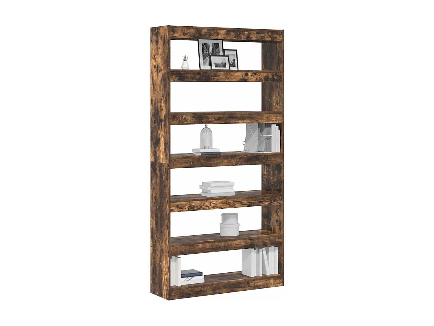 Libreria | Scaffale | Mobile di stoccaggio Marrone Marrone Legno ingegnerizzato 100 x 30 x 198 cm