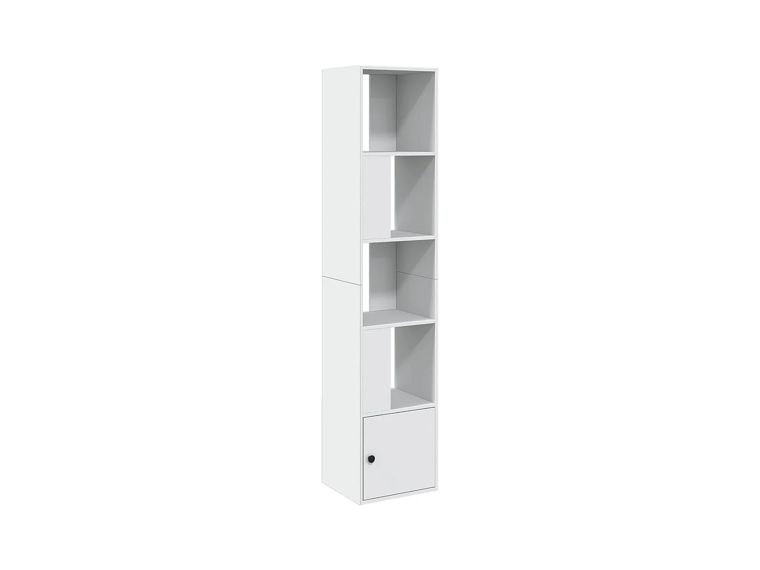 Bibliothèque | Etagère de rangement | Meuble de rangement blanc 40x36x189 cm bois d'ingénierie