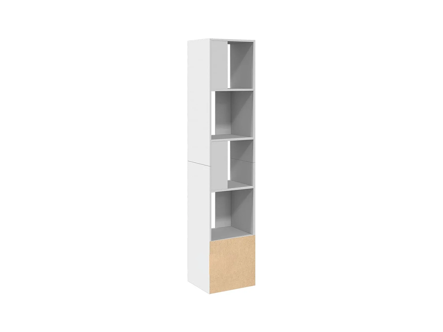 Bibliothèque | Etagère de rangement | Meuble de rangement blanc 40x36x189 cm bois d'ingénierie