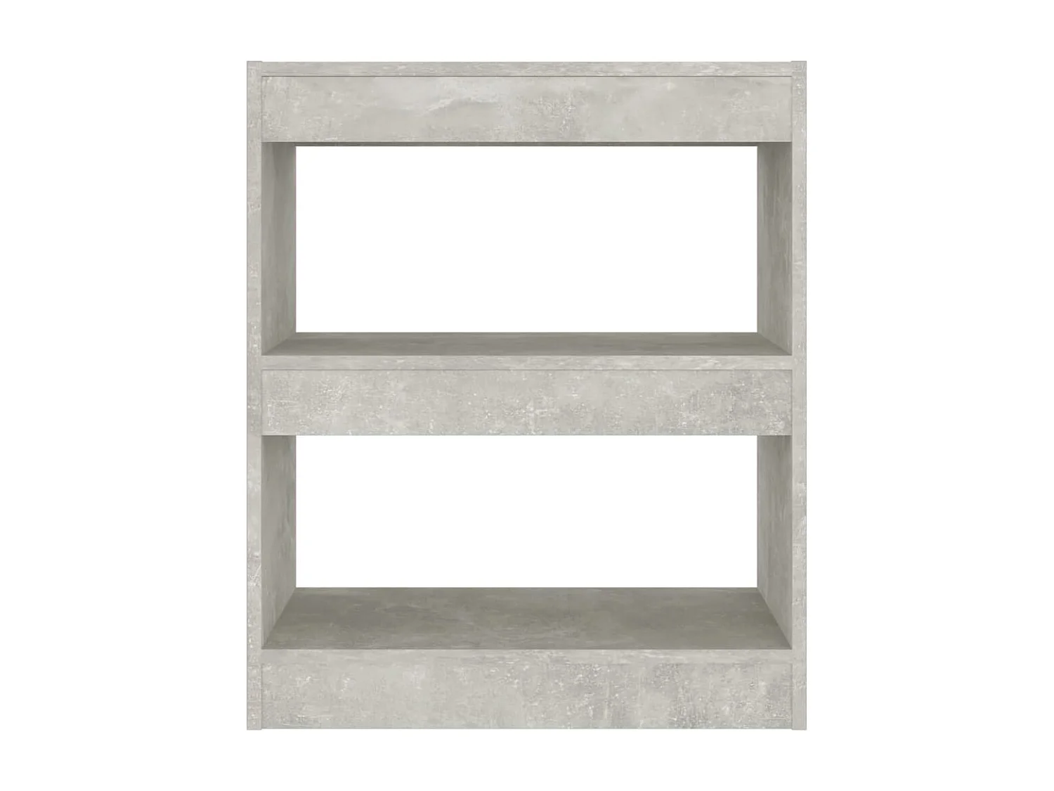 Bibliothèque | Etagère de rangement | Meuble de rangement Gris béton 60x30x72 cm