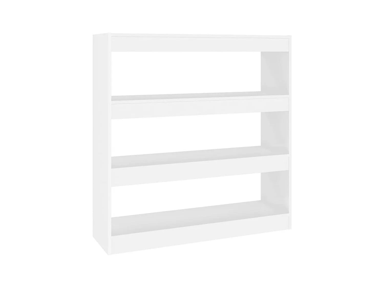 Bibliothèque | Etagère de rangement | Meuble de rangement Blanc 100x30x103 cm