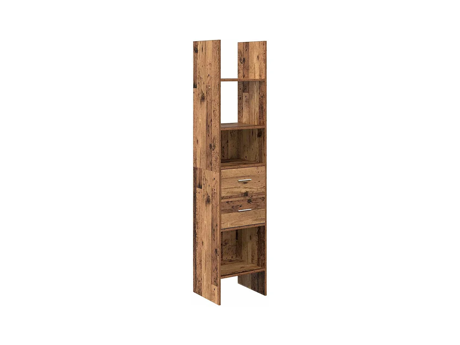 Bibliothèque | Etagère de rangement | Meuble de rangement Bois ancien 40 x 35 x 180 cm Bois d'ingénierie
