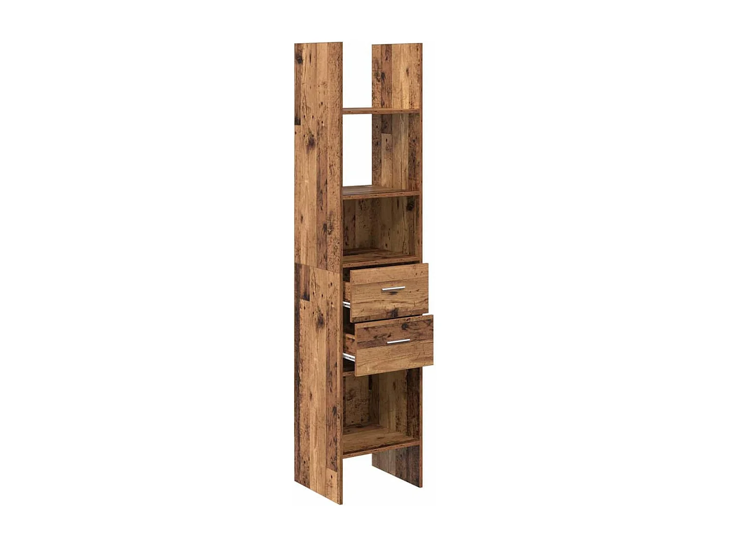 Armadio per Libri | Scaffale | Mobile di stoccaggio Legno vecchio 40 x 35 x 180 cm