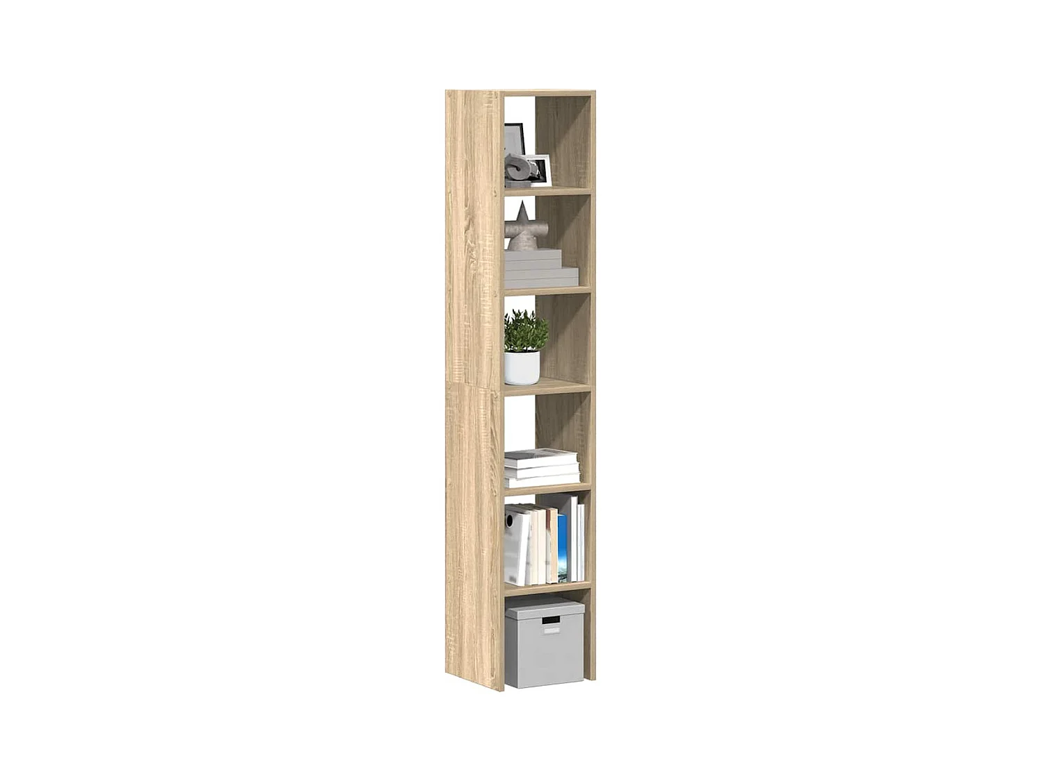 Bibliothèques | Etagère de rangement | Meuble de rangement 2 pcs empilable chêne sonoma bois d'ingénierie
