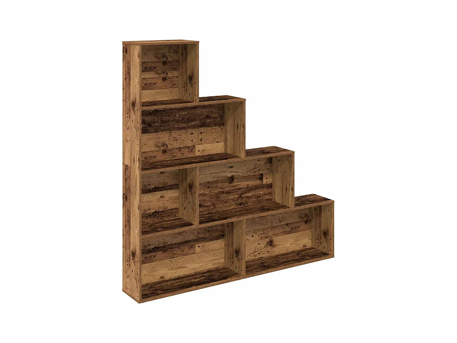 Bibliothèque | Etagère de rangement | Meuble de rangement vieux bois 157x24x160 cm bois d'ingénierie