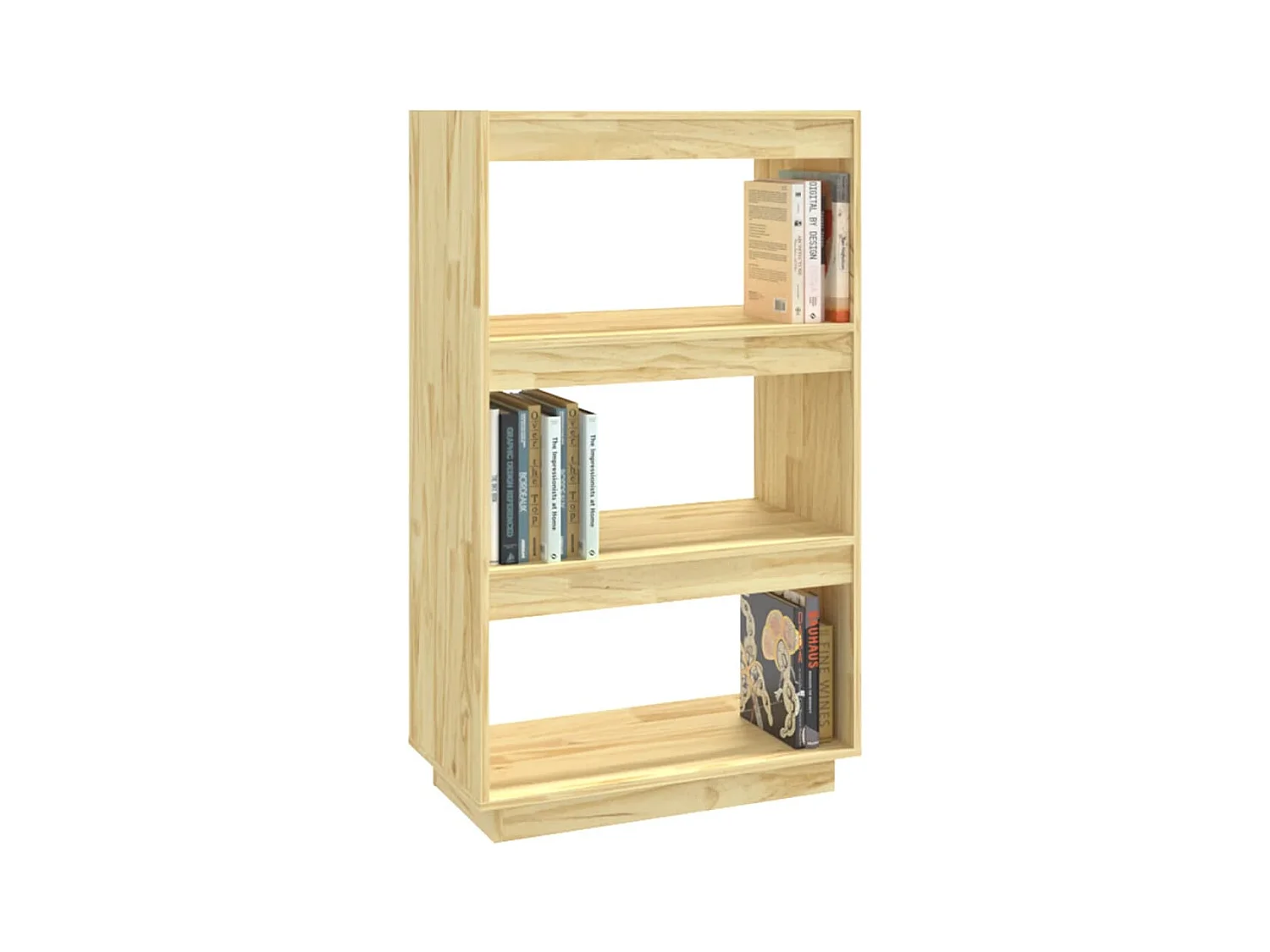 Bibliothèque | Etagère de rangement | Meuble de rangement 60x35x103 cm pin massif