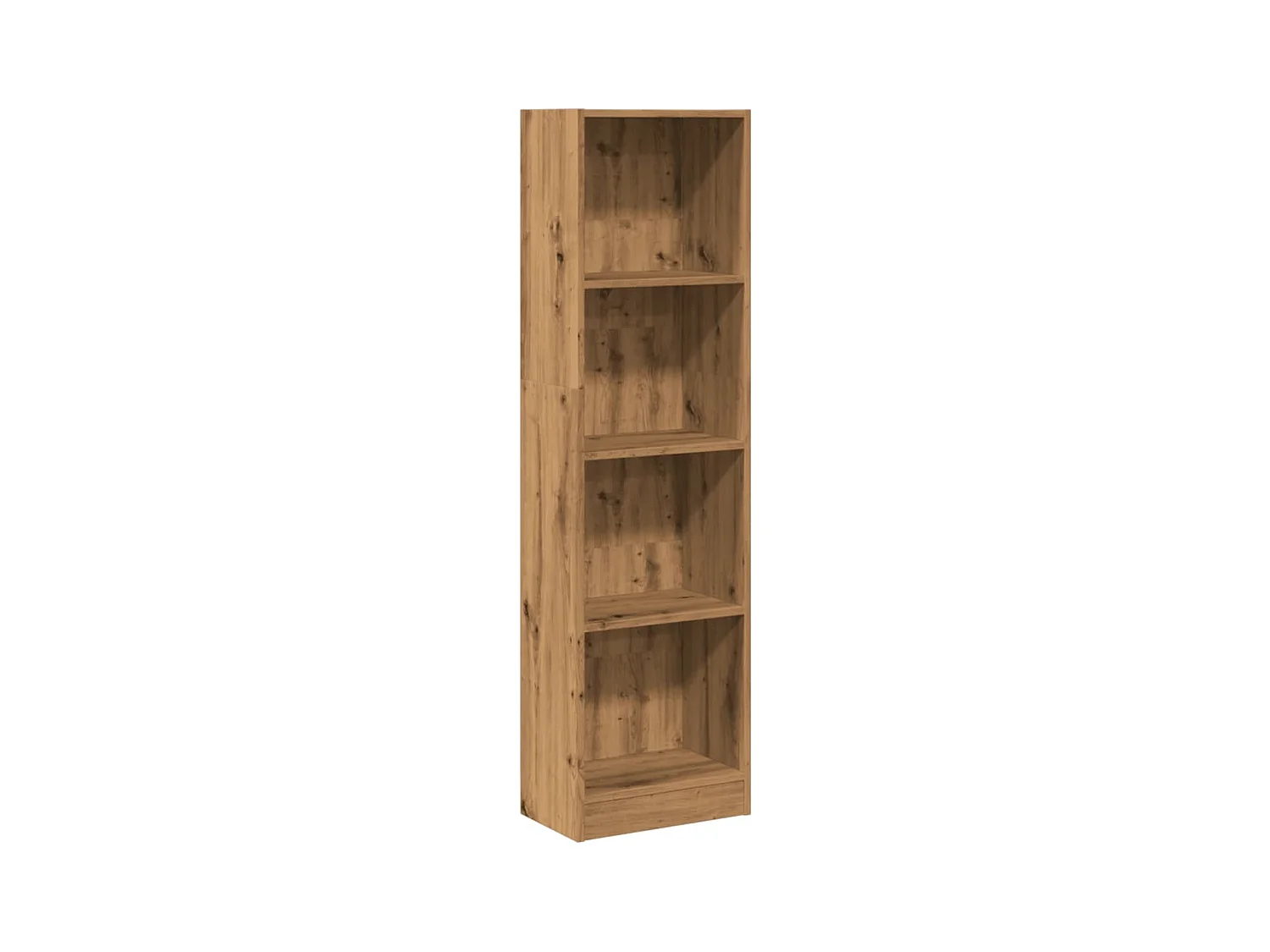 Bibliothèque | Etagère de rangement | Meuble de rangement chêne artisanal 40x24x143 cm bois d'ingénierie