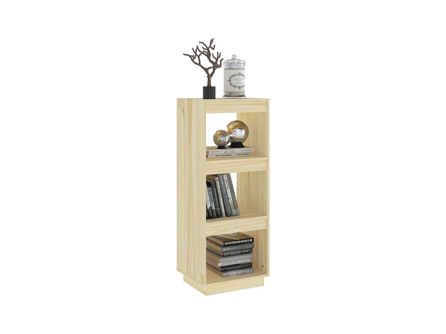 Bibliothèque | Etagère de rangement | Meuble de rangement 40x35x103 cm pin massif