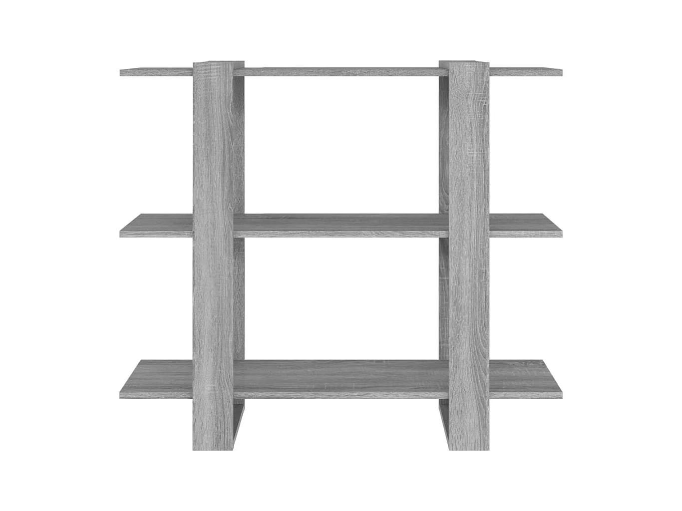 Bibliothèque | Etagère de rangement | Meuble de rangement Sonoma gris 100x30x87 cm