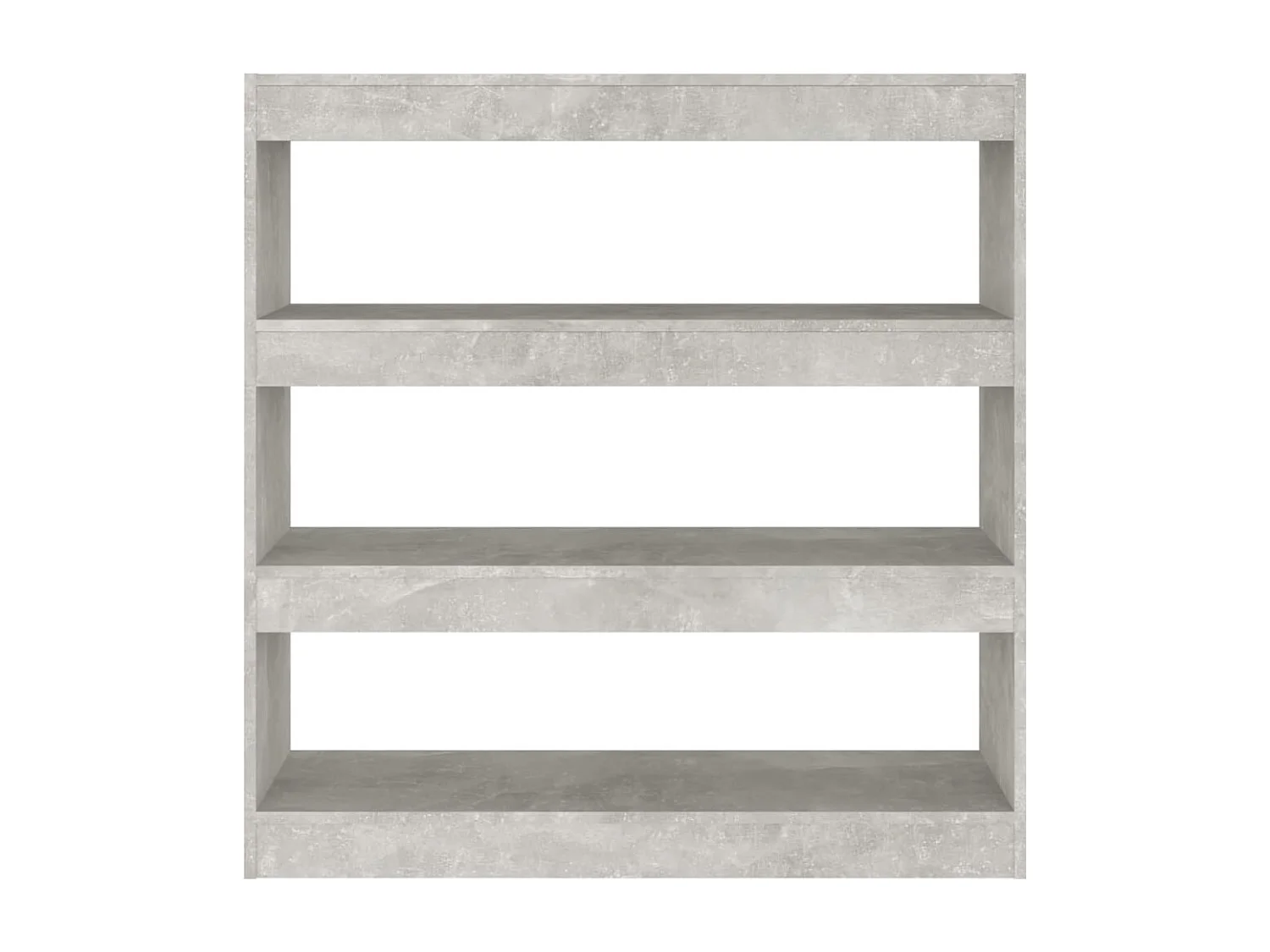 Bibliothèque | Etagère de rangement | Meuble de rangement Gris béton 100x30x103 cm