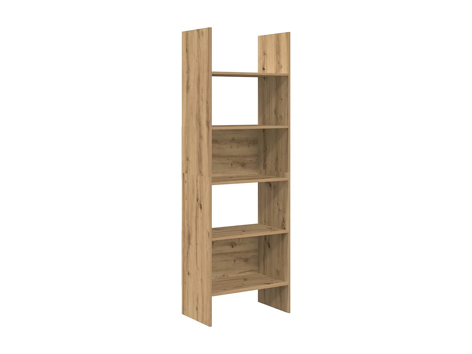 Armadio per Libri | Scaffale | Mobile di stoccaggio rovere artigianale 60 x 35 x 180 cm