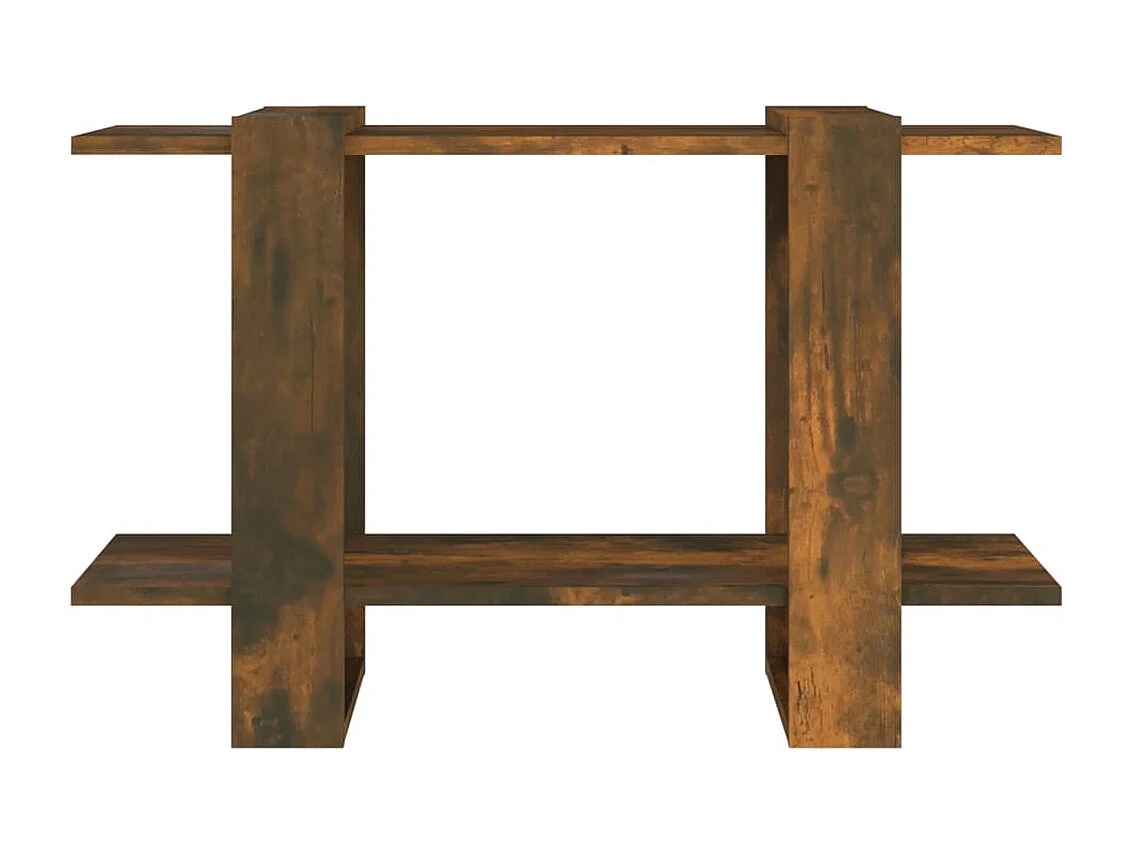 Libreria | Scaffale | Mobile di stoccaggio Divisorio Rovere Fumo 80x30x51 cm